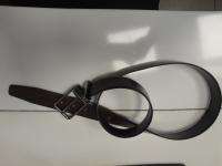 BROWN LEATHER BELT , BENSON &amp; THOMAS BRAND